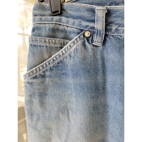 TOMMY HILFIGER Vintage 90’s carpenter High Waisted Big Logo Classic Jeans 28 - Picture 3 of 7